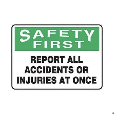 Accuform First Aid Sign, MFSD925VP MFSD925VP